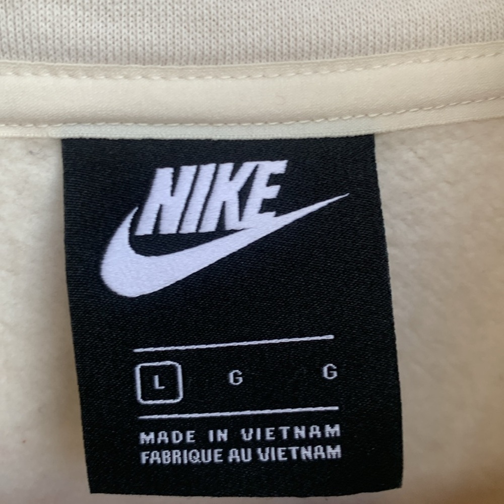 Nike just do it quarter zip sporty activewear pullover jacket large - Picture 3 of 7